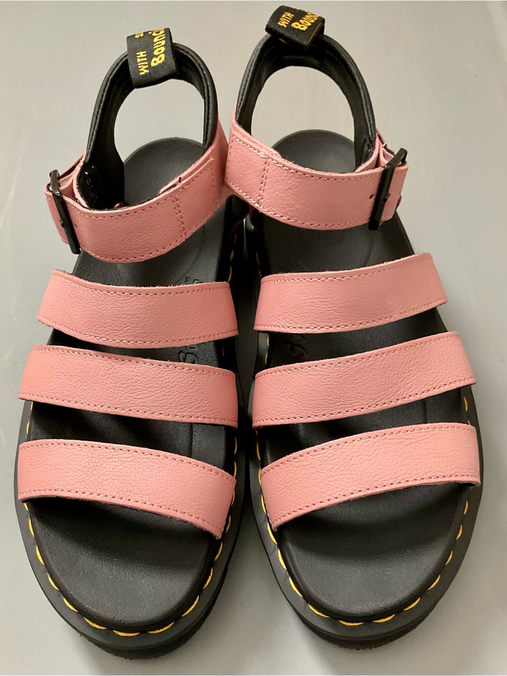 Yeah this are sold ❤️❤️Dr. Martens Pink Triple-Strap Sandals - Picture 7 of 7